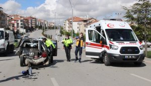 KARAMANDA KAZA 1 KİŞİ YARALANDI