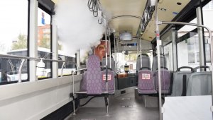 Konya ulaşımında yeni nesil dezenfeksiyon dönemi
