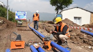 MESKİ'nin Erdemli ilçesindeki içmesuyu çalışmaları sürüyor