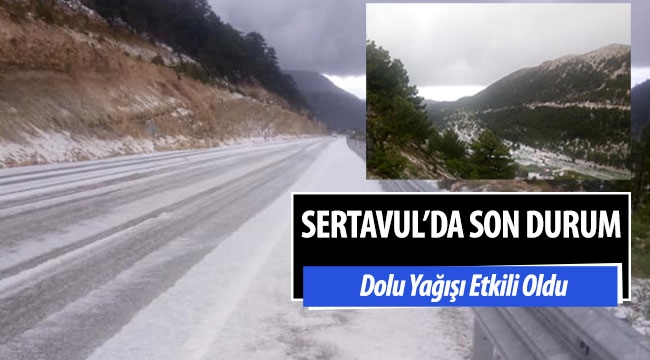 Sertavul Gecidi Nde Kar Yagisi Nedeniyle Ulasim Kontrollu Saglaniyor Video