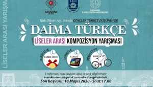 Türk Dilinin 743. Yılında Büyük Yarışma