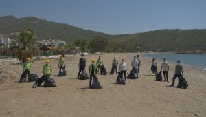 Akkuyu Nükleer A.Ş. çalışanlarından çevre temizliği