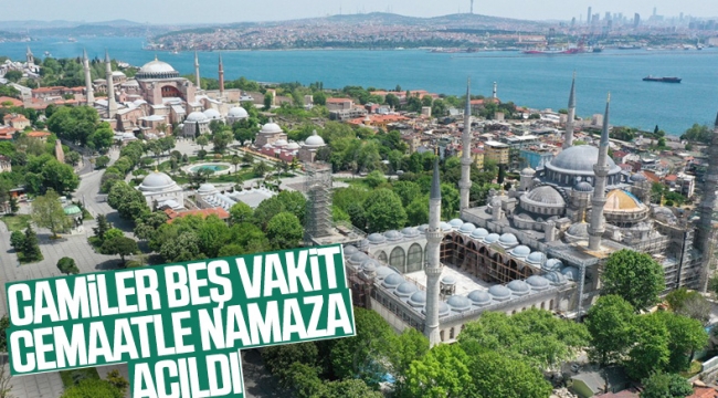 Camilerde beş vakit cemaatle namaz kılınacak