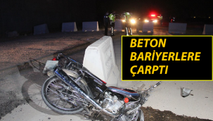 Beton Bariyere Çarptı Ağır Yaralandı