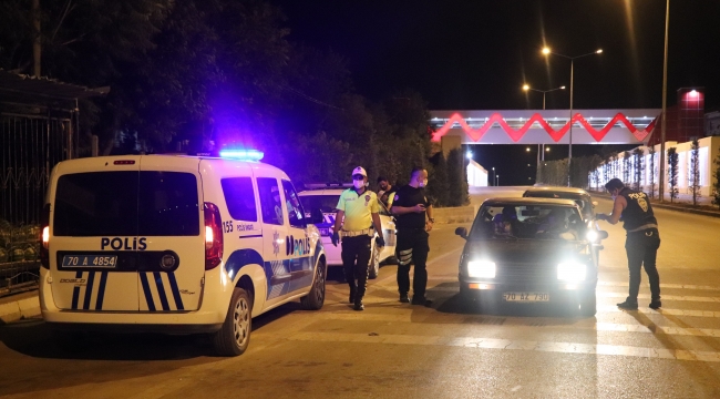 Karaman’da polisten asayiş ve trafik uygulaması