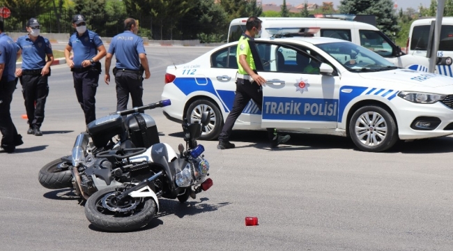Karaman'da Kaza 1 polis yaralandı