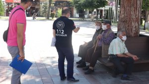 Karaman'da maske takmayan ve sosyal mesafeye uymayan 41 kişiye tutanak tutuldu