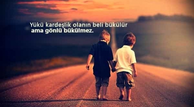 Kardeş sözleri kardeşik sözleri