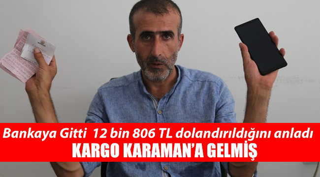 Kredi kartının limitini düşürmeye gitti, online alış verişle dolandırıldığını öğrendi