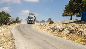 Mut'ta 24.3 kilometrelik asfalt çalışması
