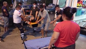 Otomobil ile kamyonet çarpıştı: 1 yaralı