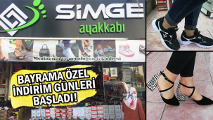 Simge Ayakkabı Bayrama Özel İndirim Başlattı