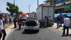 Tarsus'ta trafik kazası: 2 yaralı