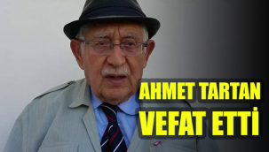 Tartan Konağının Son Sahibi Ahmet Tartan Vefat Etti