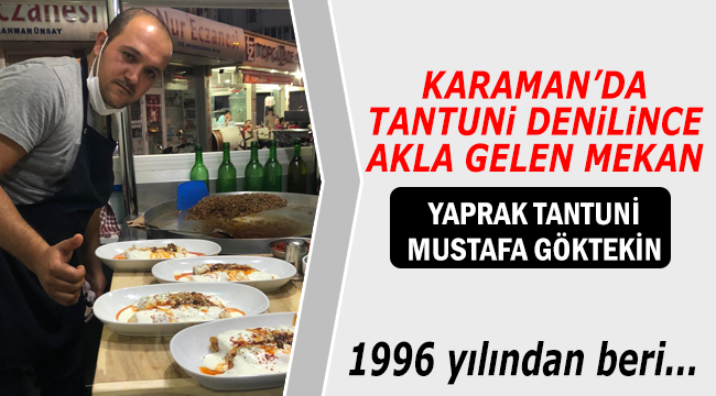 Yaprak Tantuni Karaman'da Lezzetiyle Zirveyi Koruyor!