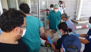 Yaralı askerlerden biri Silifke Devlet Hastanesine getirildi