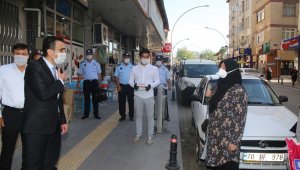 Başkan Kalaycı, korona virüs tedbirlerini denetledi