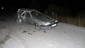 Beyşehir'de otomobil takla attı: 1 ölü, 4 yaralı