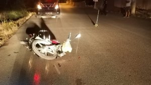 Ereğli ilçesinde Motosiklet yayaya çarptı: 2 yaralı