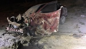 Ereğli'de Lastiği patlayan otomobil takla attı: 1 ölü, 4 yaralı