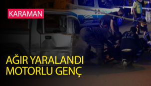 Kamyonete Yandan Vuran Genç Ağır Yaralandı