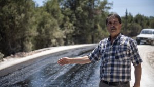 Silifke'nin kırsal bölgelerindeki bazı yollar yıllar sonra asfalt gördü