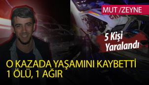 Ambulans ile Çarpıştılar Karamanlı Genç Yaşamını Kaybetti