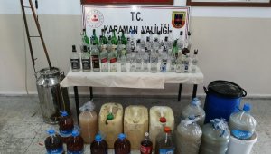 Ayrancı'da kendisine Alkol Tesisi Kurmuş
