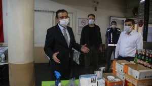 Başkan Kalaycı, korona virüs tedbirlerini denetledi