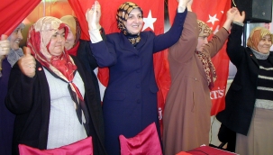  ELİF ERBAKAN, KARAMAN'DA SP'YE OY İSTEDİ...