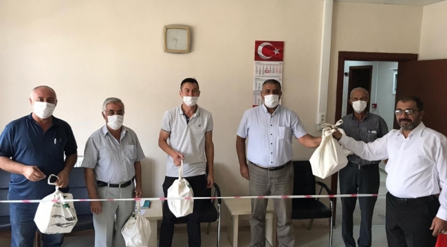 Konya Büyükşehir'den bin 154 muhtara hijyen seti