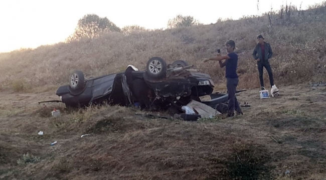 Konya'da otomobil şarampole devrildi: 1 ölü, 2 yaralı