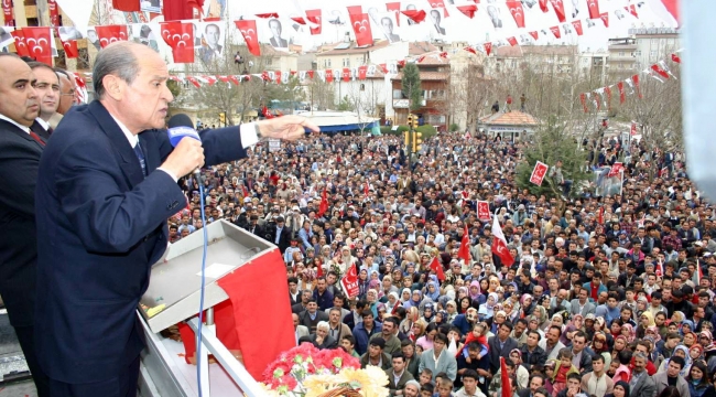 MHP GENEL BAŞKANI BAHÇELİ KARAMAN'DA