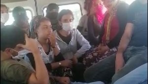 Minibüse binen 31 kişi jandarmaya yakalandı