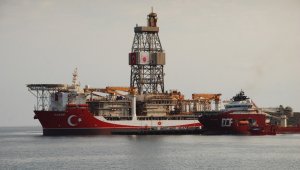 Kanuni Sondaj Gemisi Mersin'den demir aldı
