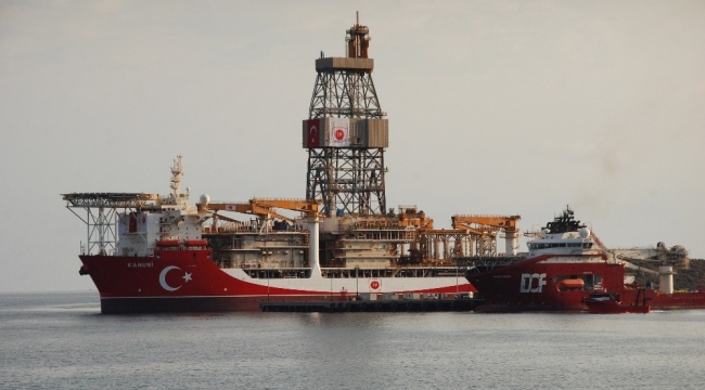 Kanuni Sondaj Gemisi Mersin'den demir aldı