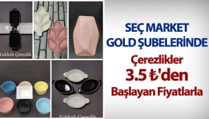 Karaman'da Seç Market Gold Şubelerinde çerezlikler 3.5 TL den başlayan fiyatlarla