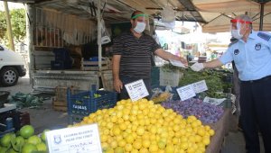 Karaman'da semt pazarlarında tek tip etiket uygulaması