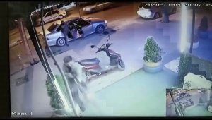 Karaman'da silahlı saldırıda 3 kişi yaralandı, o anlar güvenlik kamerasına yansıdı