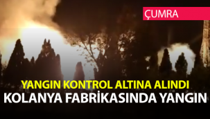 Konya Şeker Fabrikasında Yangın
