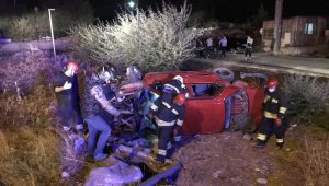 Konya'da 2 otomobil çarpıştı: 9 yaralı