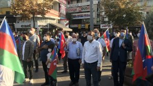 Konya'da yaşayan Azerbaycan Türklerinden ülkelerine destek