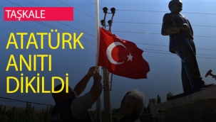 Taşkale'ye Atatürk Anıtı Dikildi
