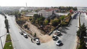TRAFİĞİ RAHATLATACAK ÇALIŞMALAR SÜRÜYOR