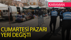 Cumartesi Pazarının Yeri Değişti