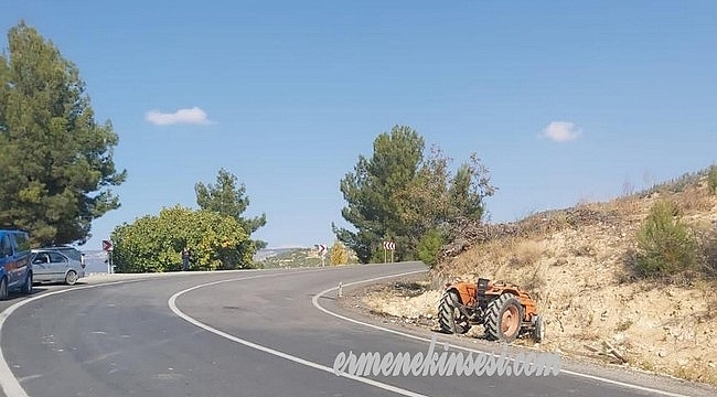 Ermemek'te Traktör kazasında bir kişi öldü