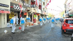 Karaman Belediyesinin korona virüs ile mücadelesi devam ediyor