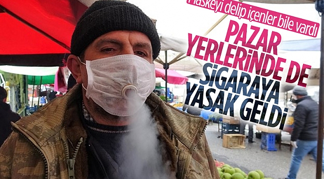 Karaman'da pazar yerlerine sigara yasağı