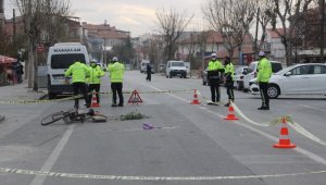 Karaman'da Bisikletli yaşlı adama çarpan araç kaçtı