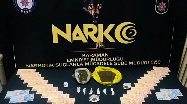 Karaman'da uyuşturucudan gözaltına alınan 3 kişi tutuklandı